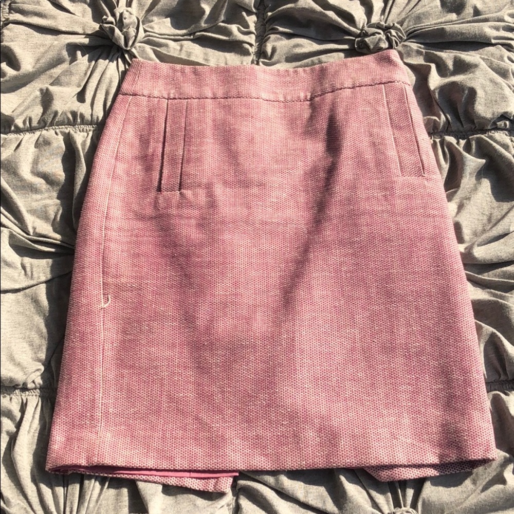 Banana republic pink pencil skirt